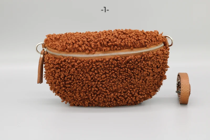 Teddy - Medium Cognac Braun (Silber)
