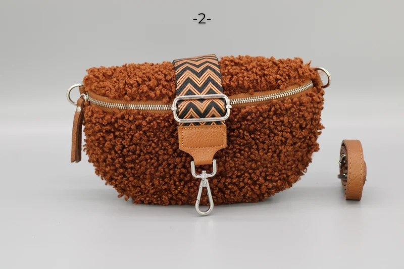 Teddy - Medium Cognac Braun (Silber)