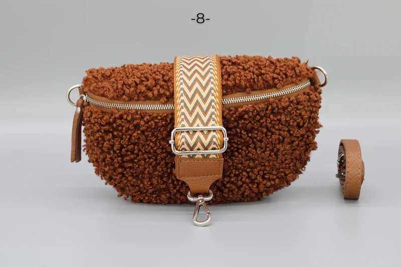Teddy - Medium Cognac Braun (Silber)
