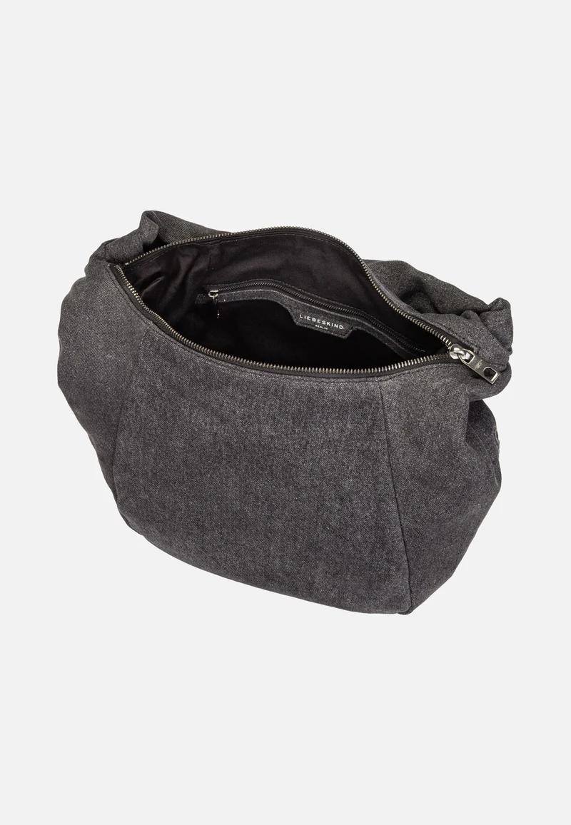 Farrah Hobo M Denim Black - Hobo Bag