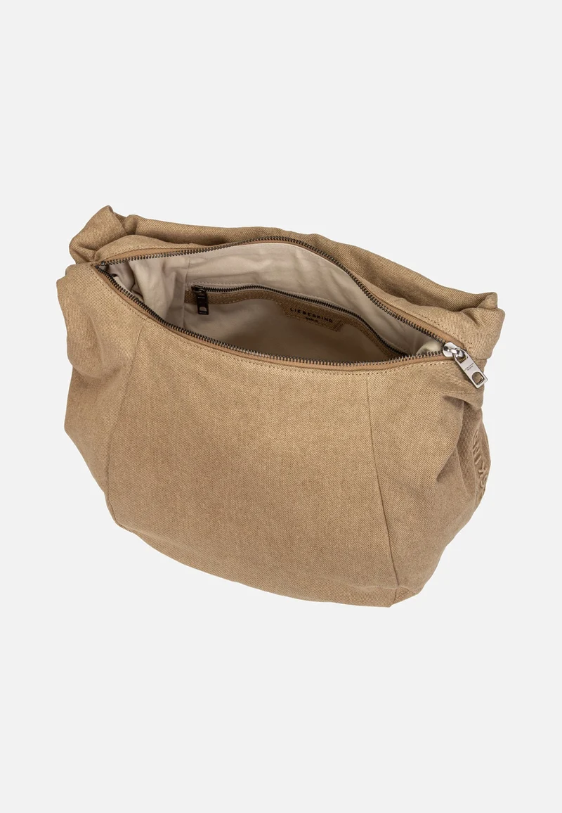 Farrah Hobo M Denim Beige - Hobo Bag