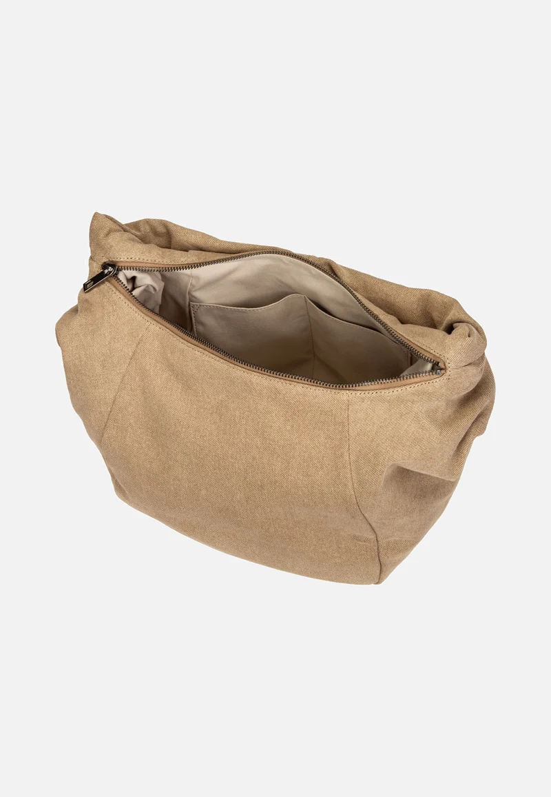 Farrah Hobo M Denim Beige - Hobo Bag