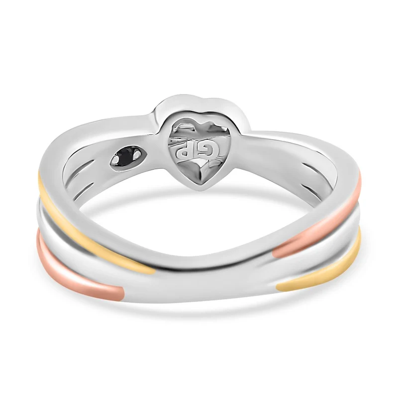 GP Amore Kollektion - Herz Liebesknotten Ring, 925 Silber,