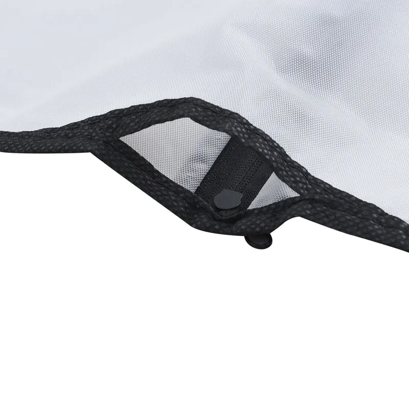 5er Set staubdichter Kleidersack mit Reißverschluss, 5 Stück:60x120cm, schwarz