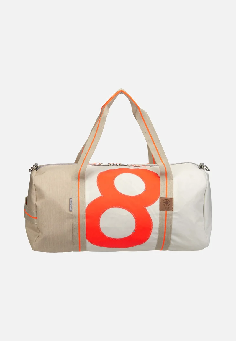 Pirat Weiss/Sand/Zahl Orange - Dufflebag