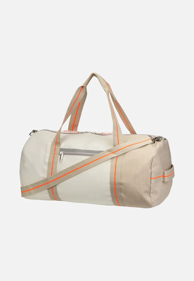 Pirat Weiss/Sand/Zahl Orange - Dufflebag