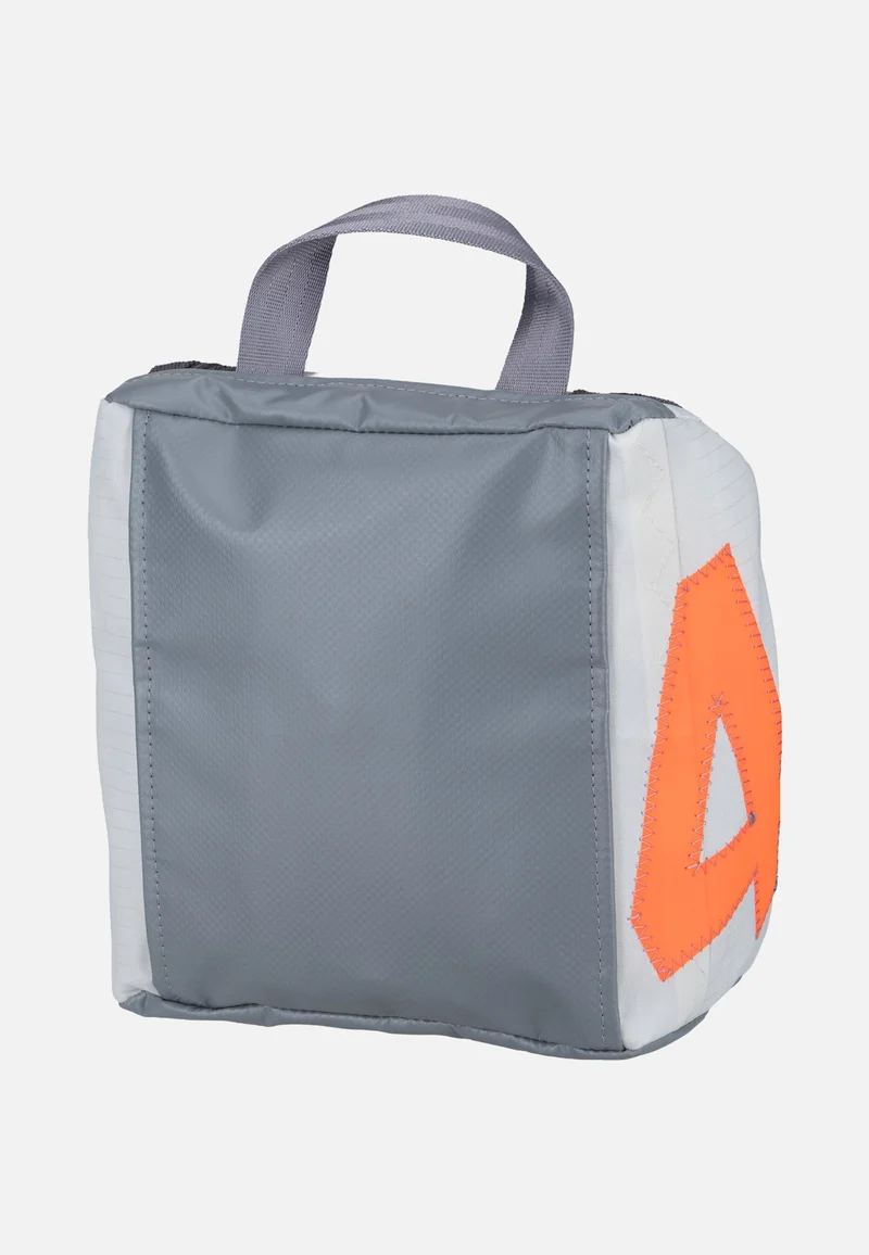 Matrose XL Weiss/Zahl Neonorange - Kulturbeutel