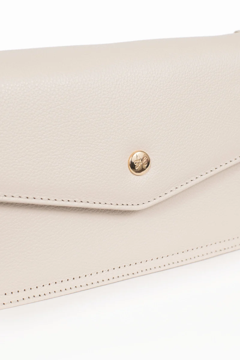 Sac porté travers avec portefeuille - Stop RFID - Cuir de vachette