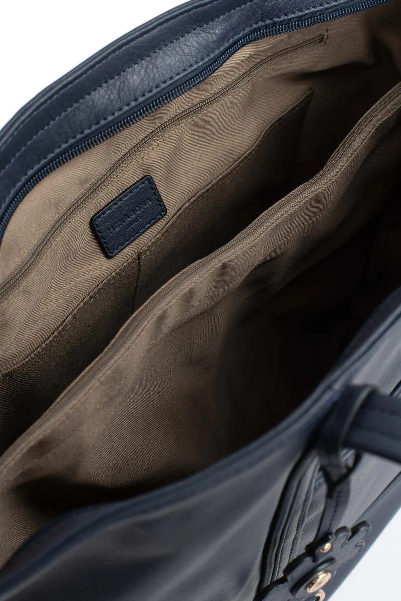 Sac cabas porté épaule - A4 - Cuir de vachette