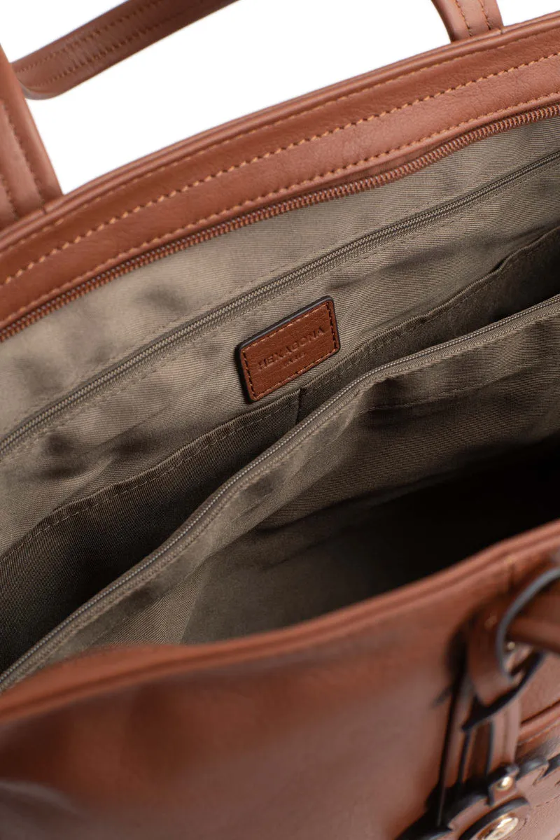 Sac cabas porté épaule - A4 - Cuir de vachette