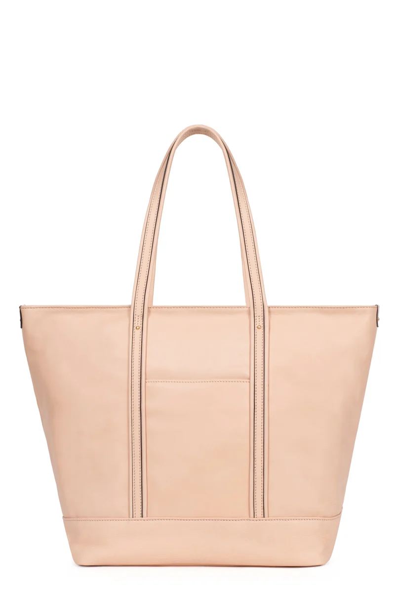 Sac cabas porté épaule - A4 - Cuir de vachette