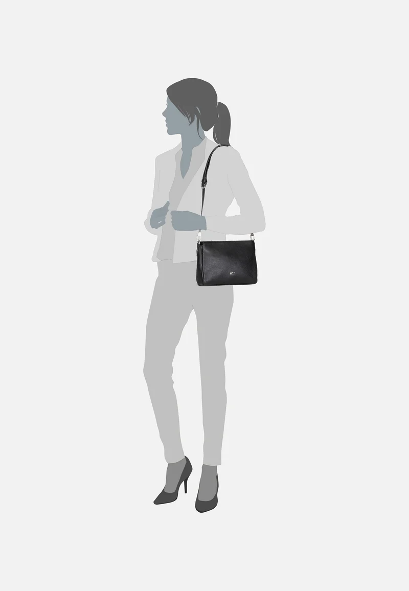 Hanna RV Zip Schwarz - Crossbody Bag