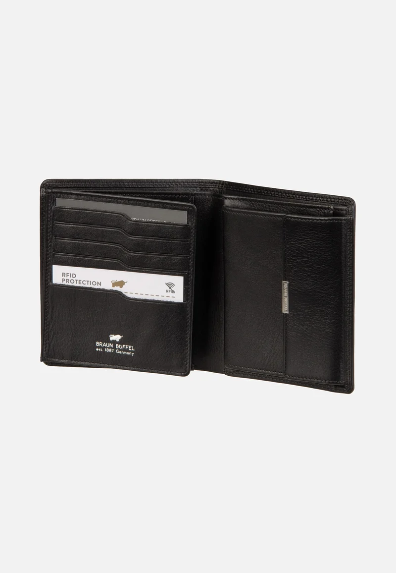 Golf RFID Coin Wallet H 12Cs Black - Portemonnaie