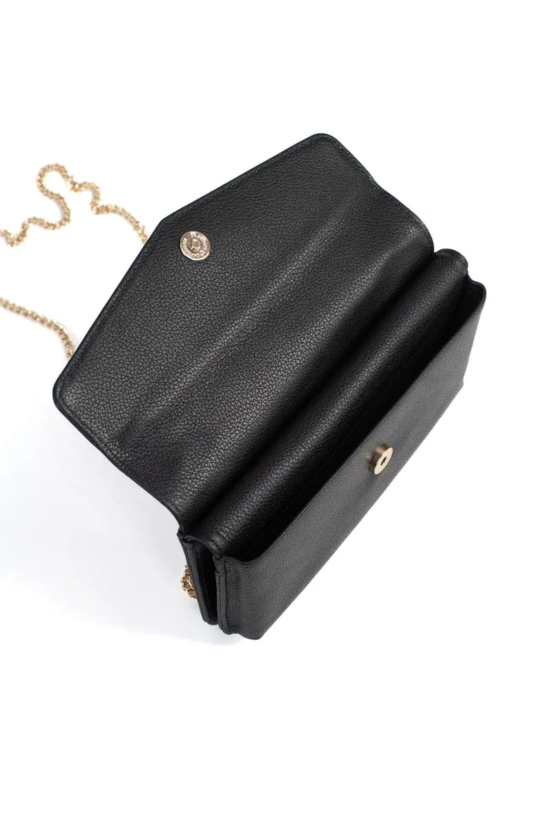 Pochette téléphone avec portefeuille - 1 volet - Stop RFID - Cuir