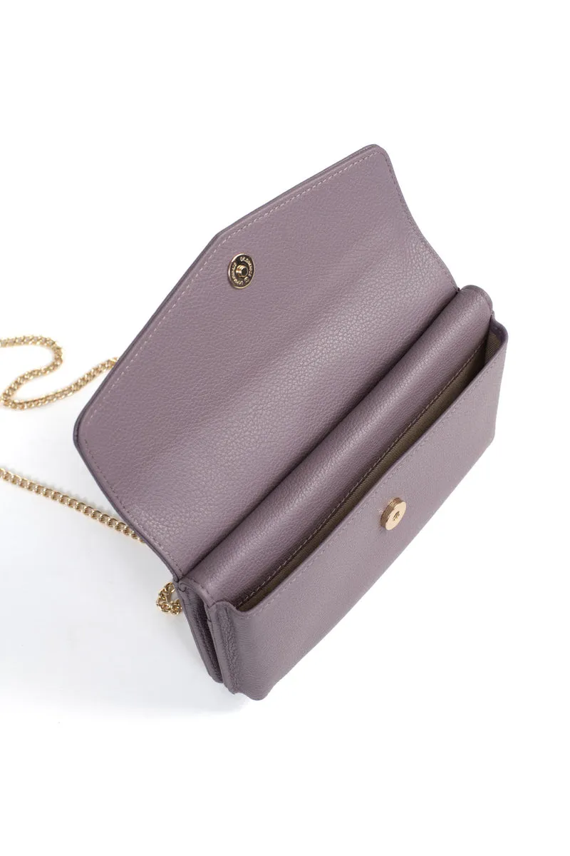 Pochette téléphone avec portefeuille - 1 volet - Stop RFID - Cuir