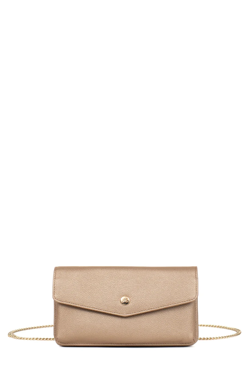Pochette téléphone avec portefeuille - 1 volet - Stop RFID - Cuir