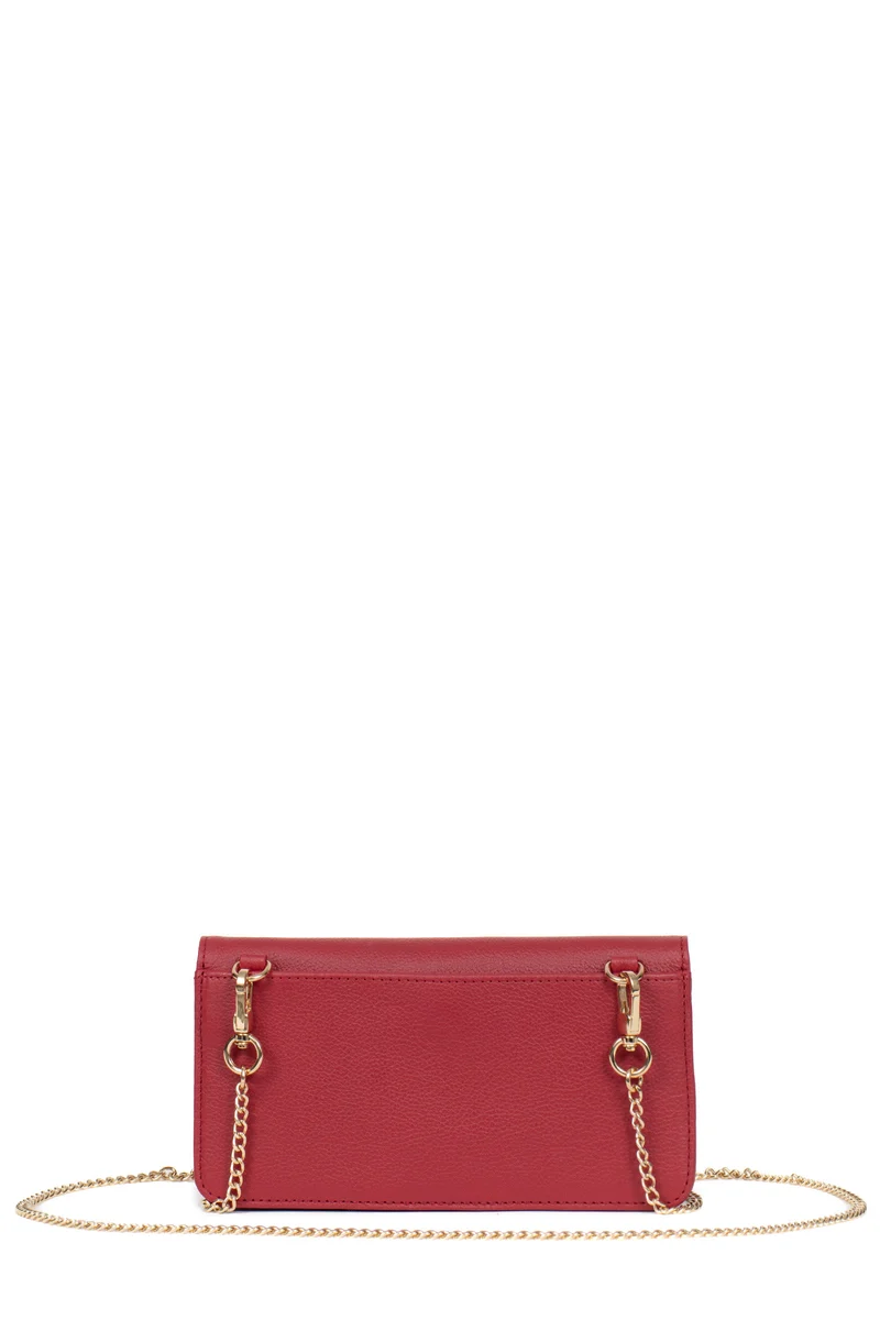 Pochette téléphone avec portefeuille - 1 volet - Stop RFID - Cuir