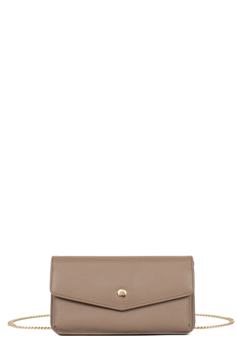 Pochette téléphone avec portefeuille - 1 volet - Stop RFID - Cuir