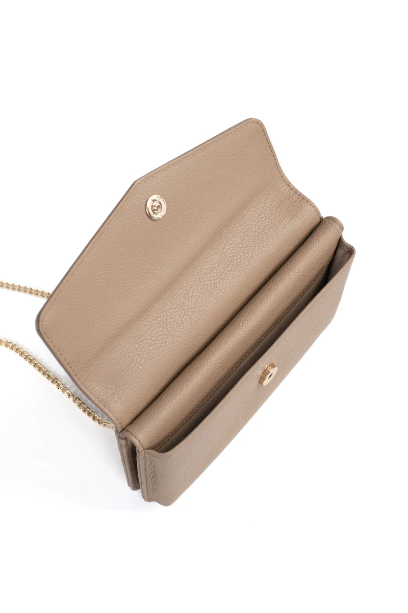Pochette téléphone avec portefeuille - 1 volet - Stop RFID - Cuir