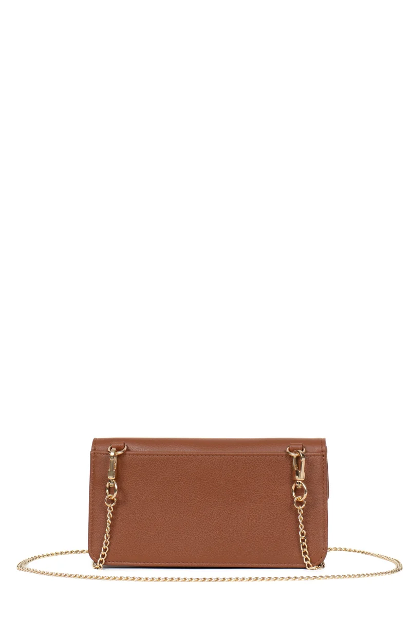 Pochette téléphone avec portefeuille - 1 volet - Stop RFID - Cuir