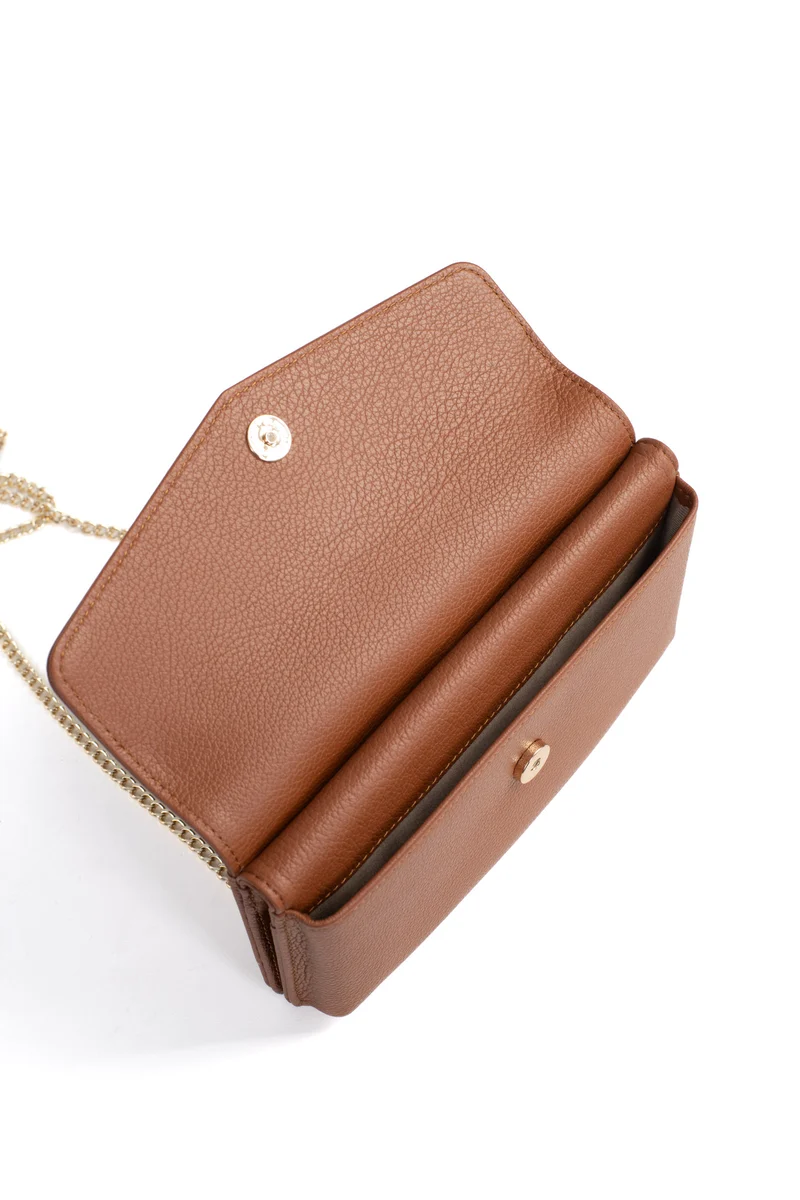 Pochette téléphone avec portefeuille - 1 volet - Stop RFID - Cuir