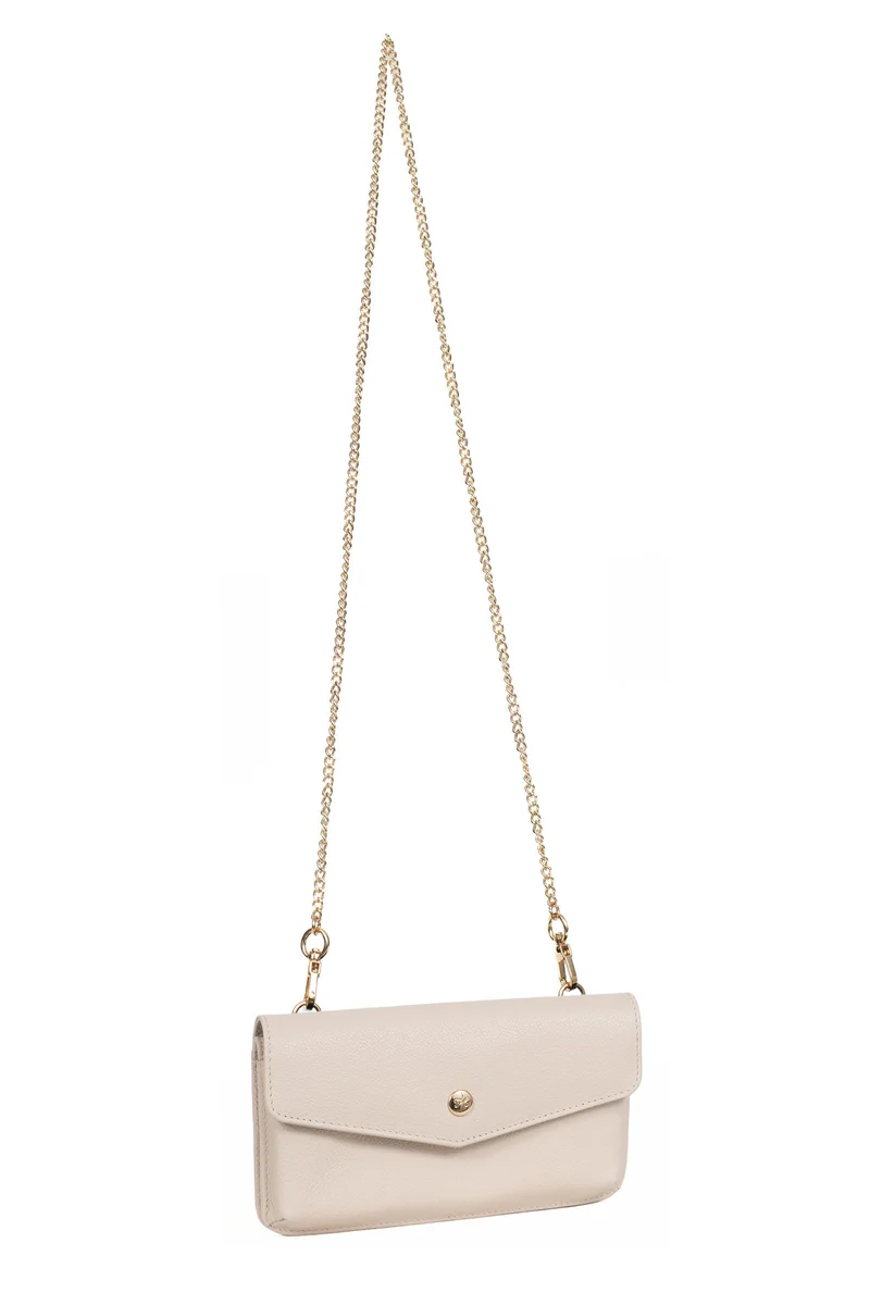 Pochette téléphone avec portefeuille - 1 volet - Stop RFID - Cuir