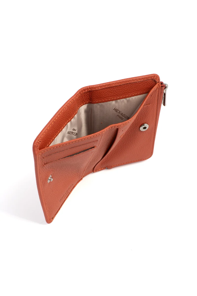 Portefeuille - 1 volet - Stop RFID - Cuir