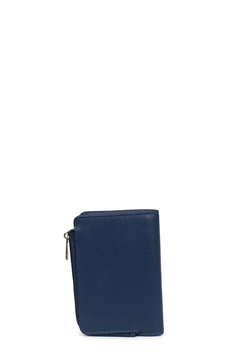 Portefeuille - 1 volet - Stop RFID - Cuir