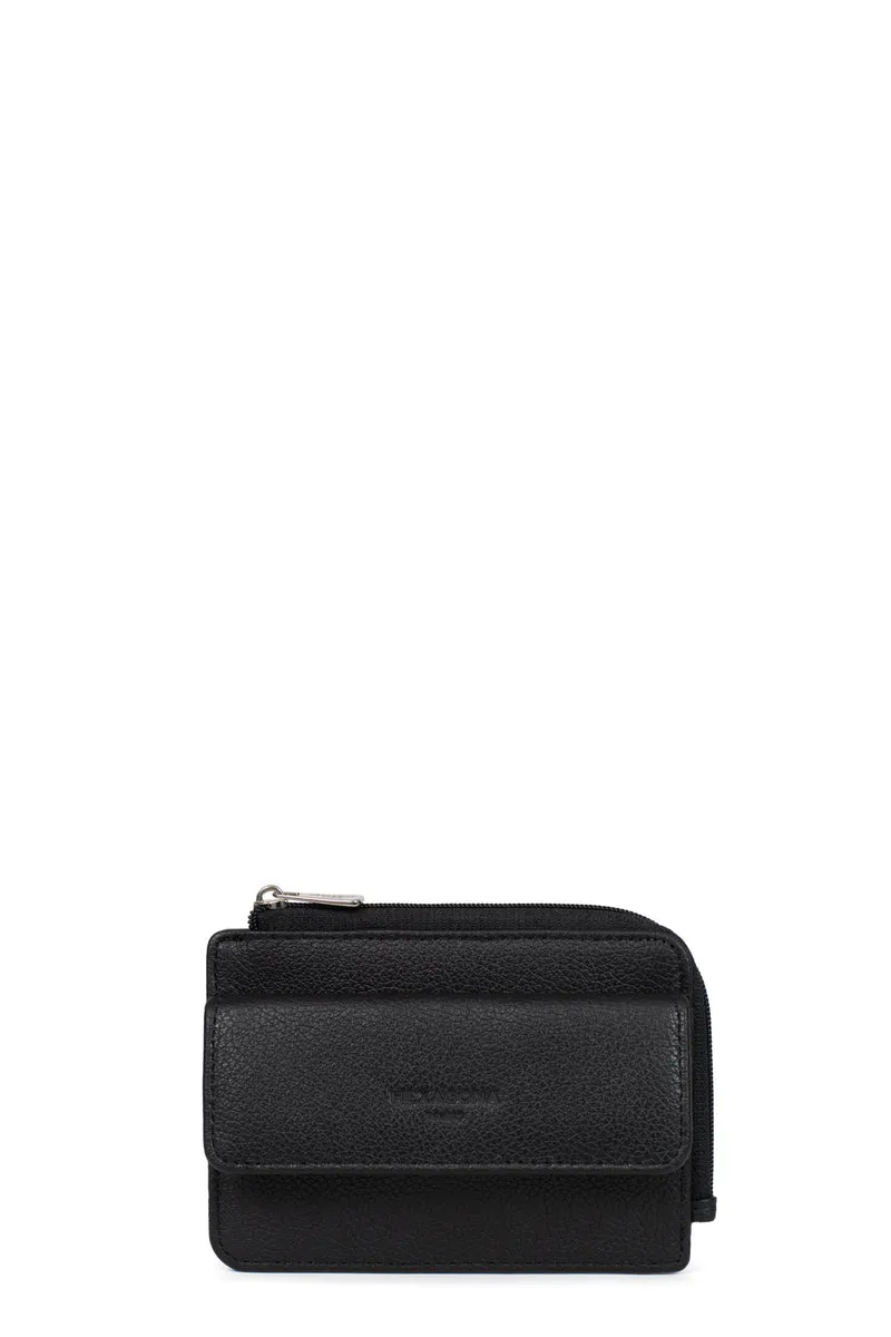 Porte-cartes - 1 volet - Cuir
