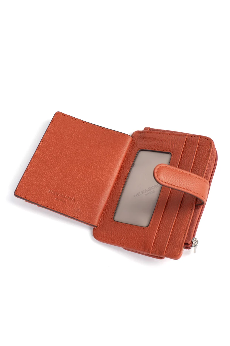 Porte-cartes - 1 volet - Cuir