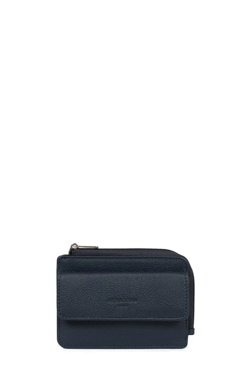 Porte-cartes - 1 volet - Cuir