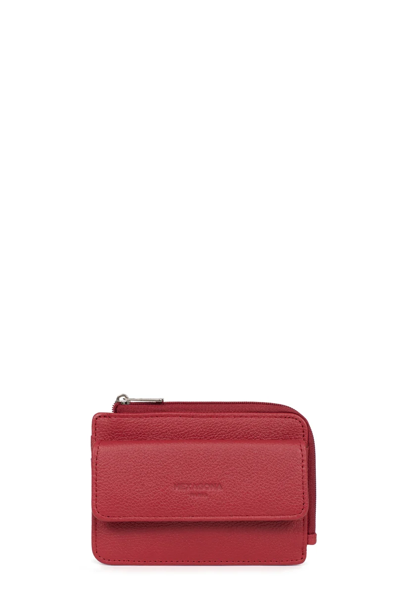 Porte-cartes - 1 volet - Cuir