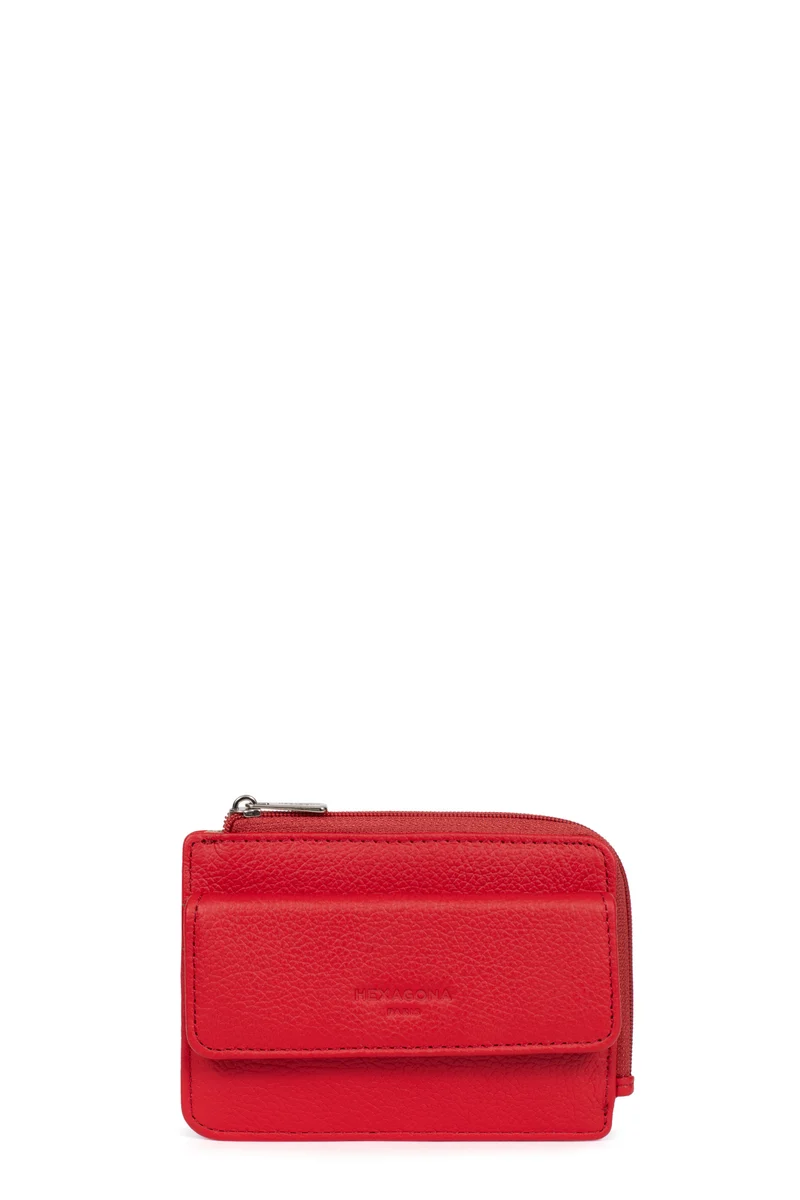 Porte-cartes - 1 volet - Cuir