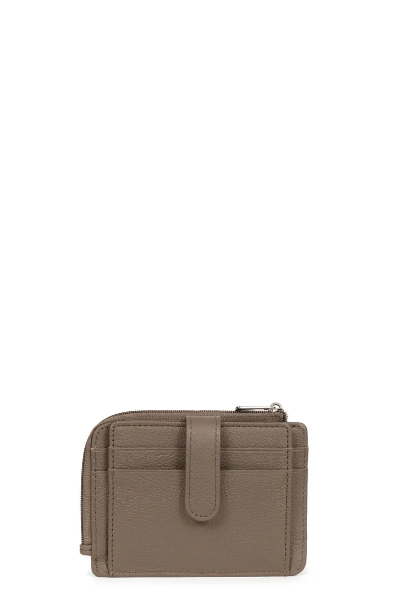 Porte-cartes - 1 volet - Cuir