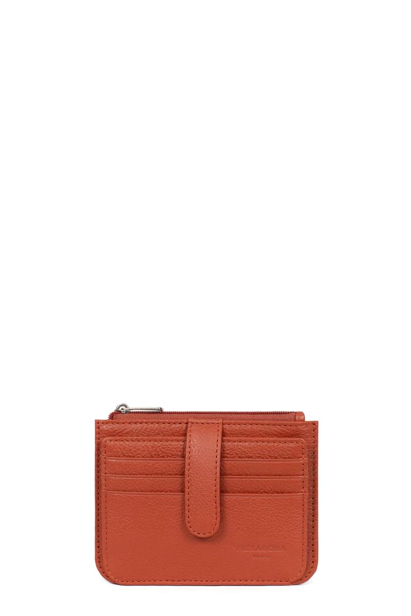 Porte-cartes - 1 volet - Cuir