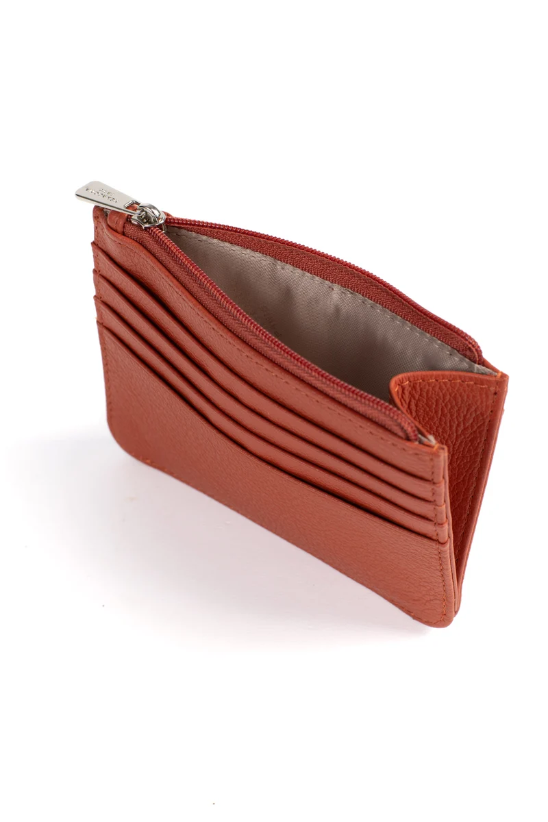 Porte-cartes - 1 volet - Cuir