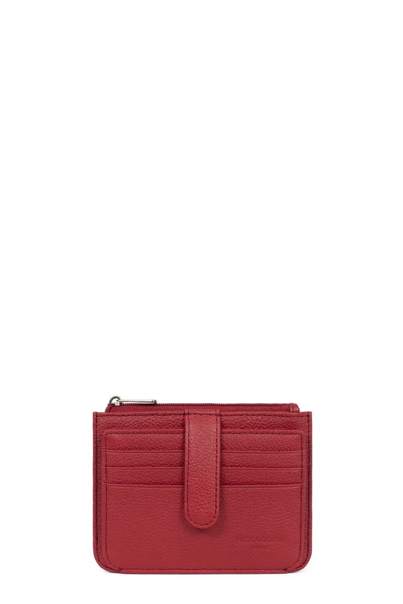 Porte-cartes - 1 volet - Cuir