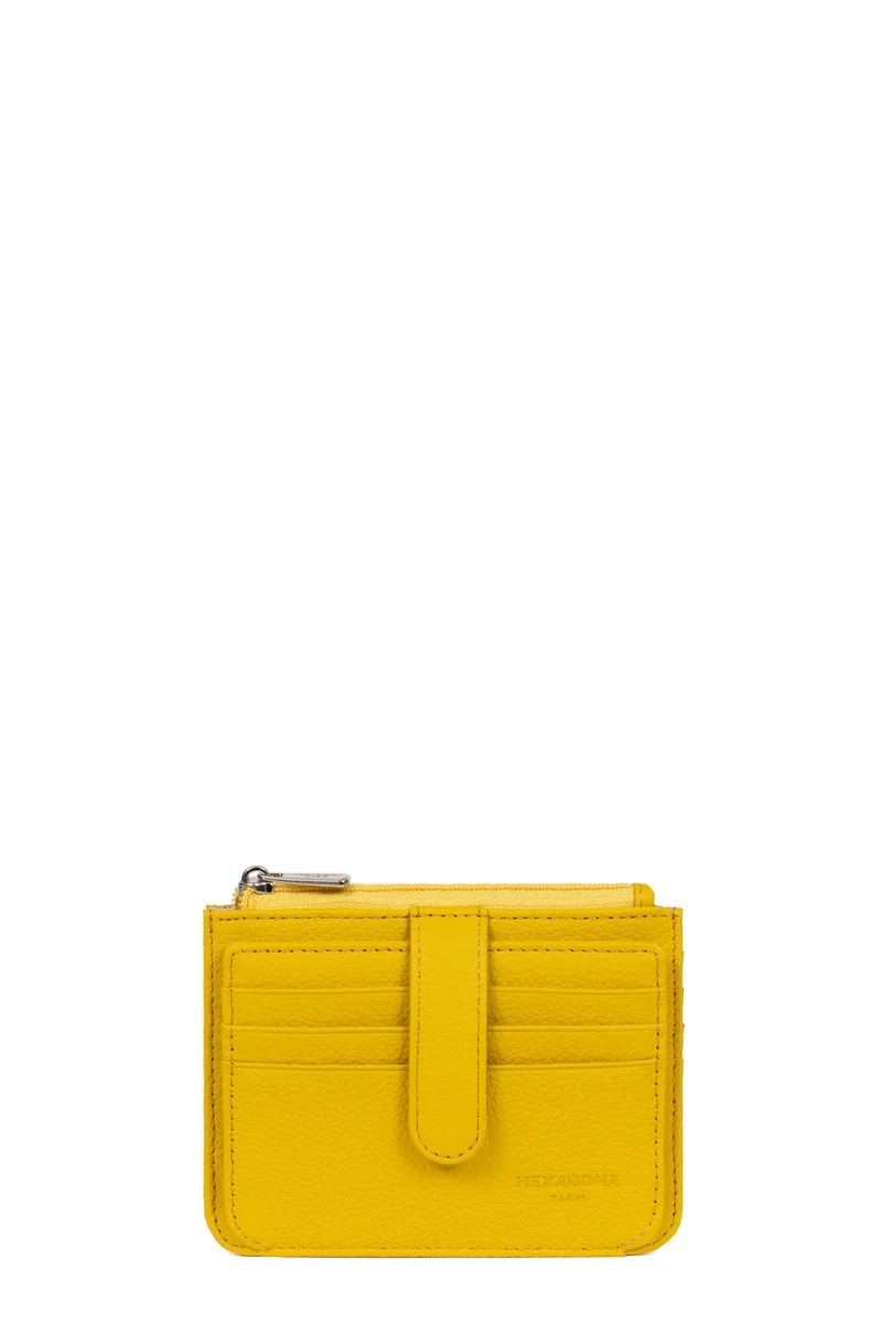 Porte-cartes - 1 volet - Cuir