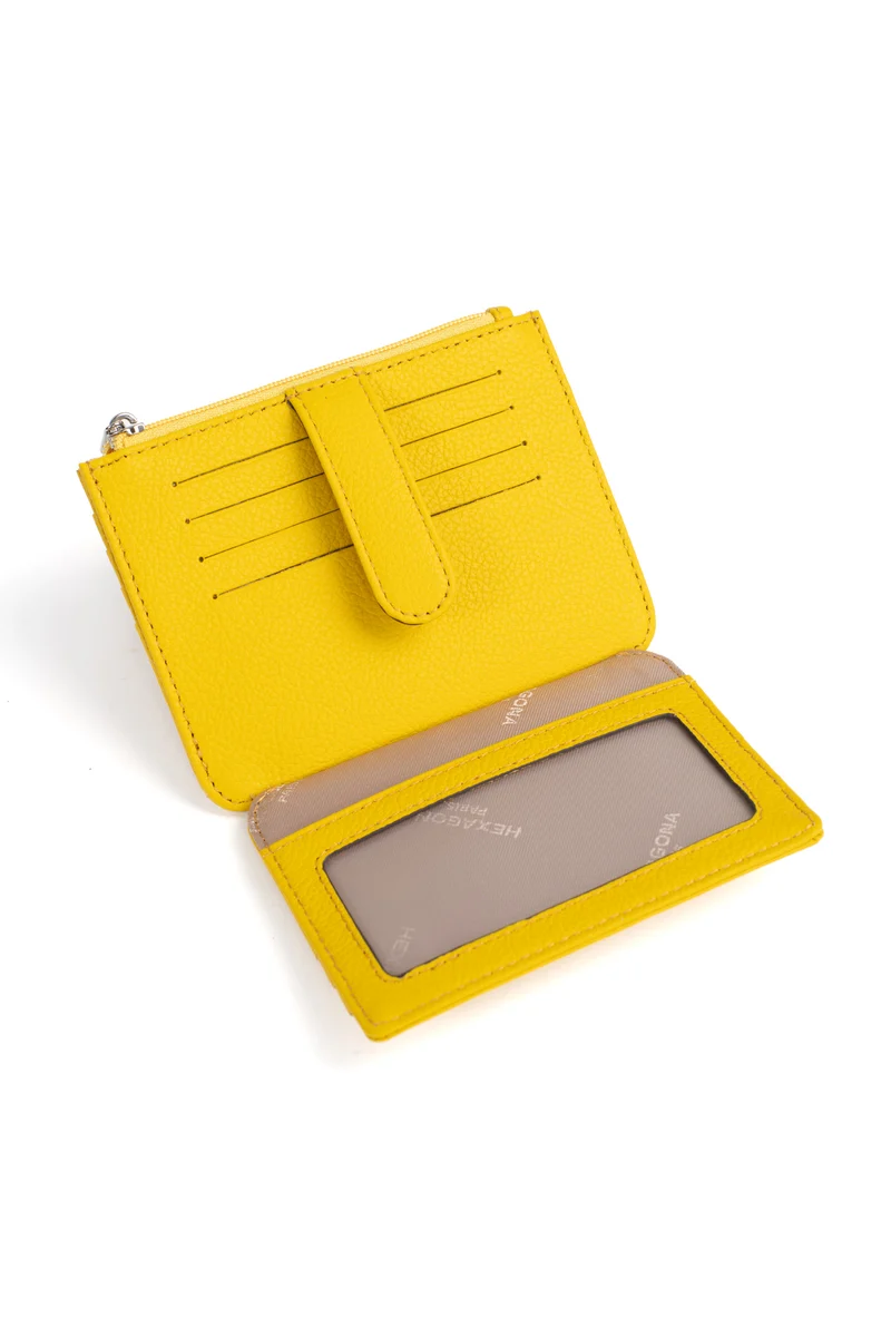 Porte-cartes - 1 volet - Cuir