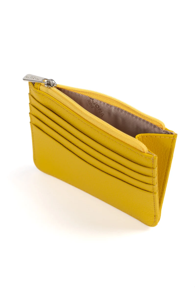 Porte-cartes - 1 volet - Cuir