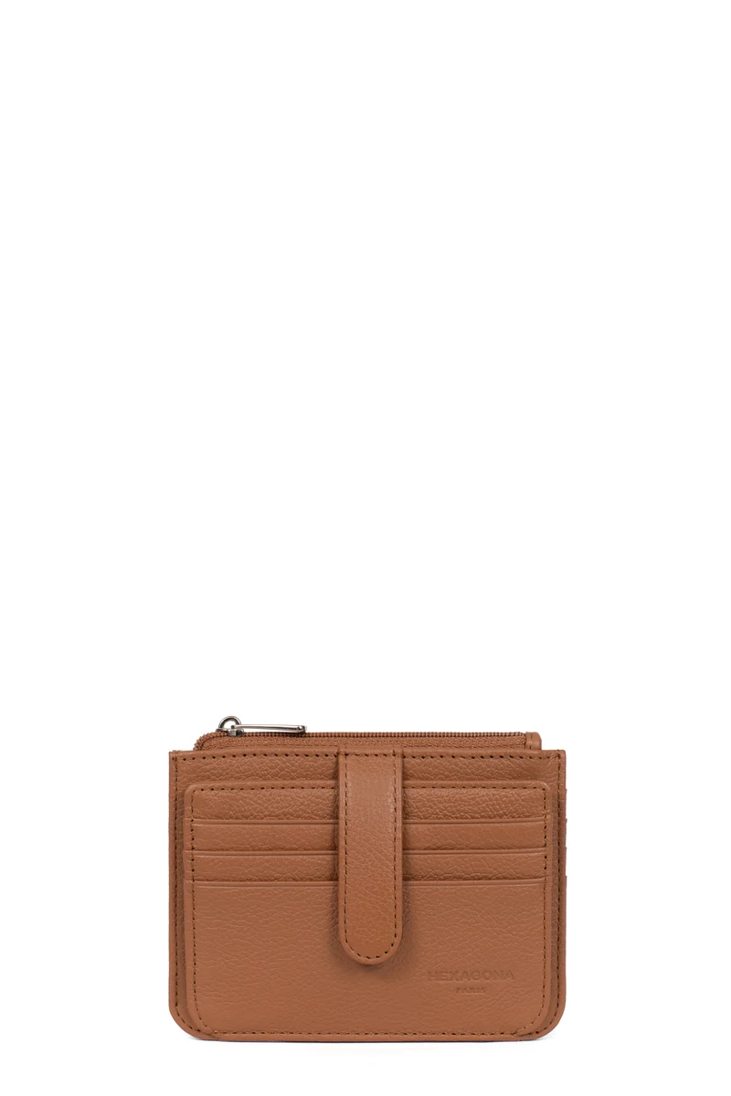 Porte-cartes - 1 volet - Cuir