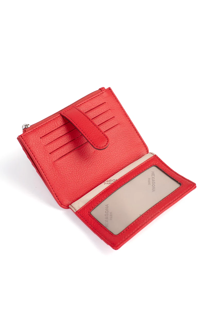 Porte-cartes - 1 volet - Cuir