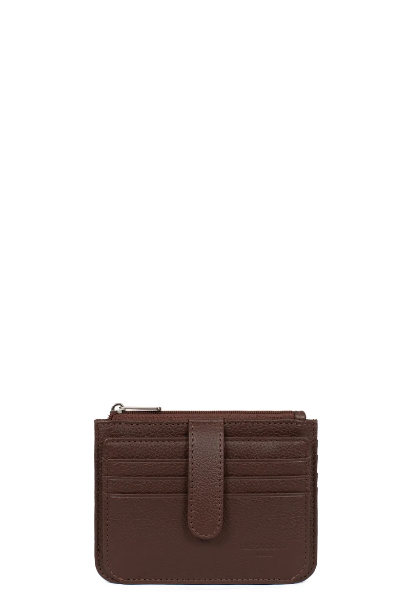 Porte-cartes - 1 volet - Cuir