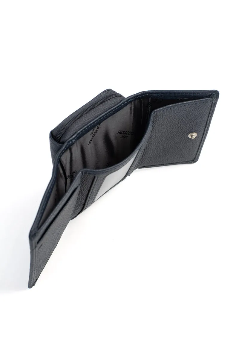 Portefeuille - 2 volets - Stop RFID - Cuir