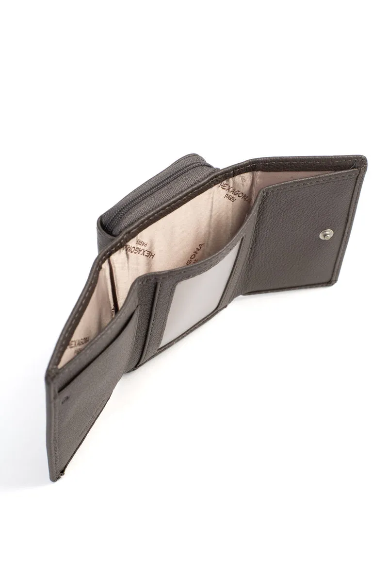 Portefeuille - 2 volets - Stop RFID - Cuir