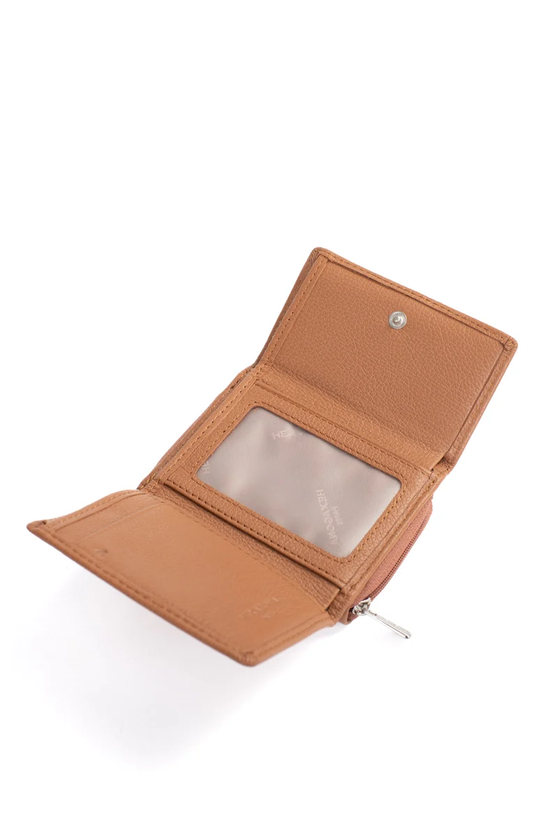 Portefeuille - 2 volets - Stop RFID - Cuir