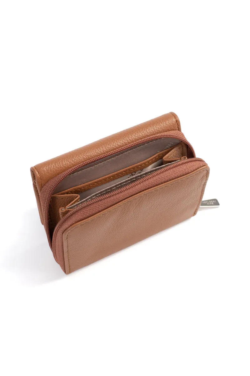 Portefeuille - 2 volets - Stop RFID - Cuir