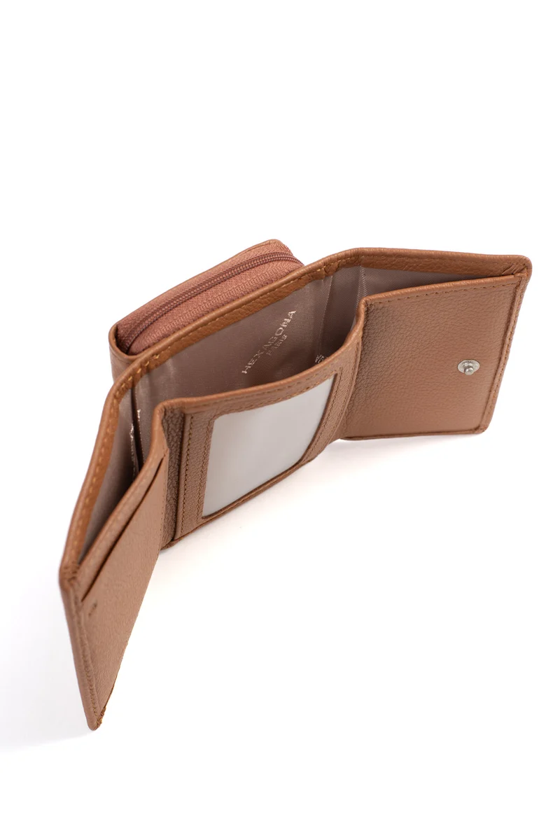 Portefeuille - 2 volets - Stop RFID - Cuir