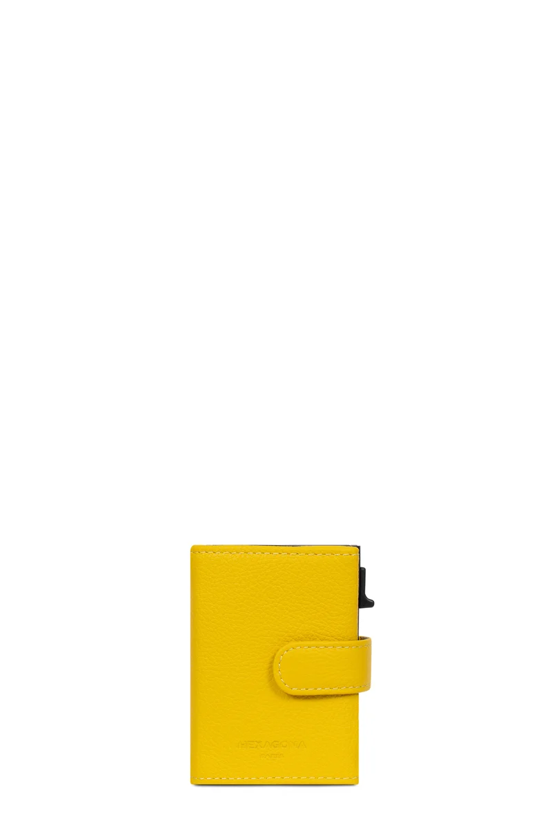 Boîtier porte-cartes - 2 volets - Stop RFID - Cuir