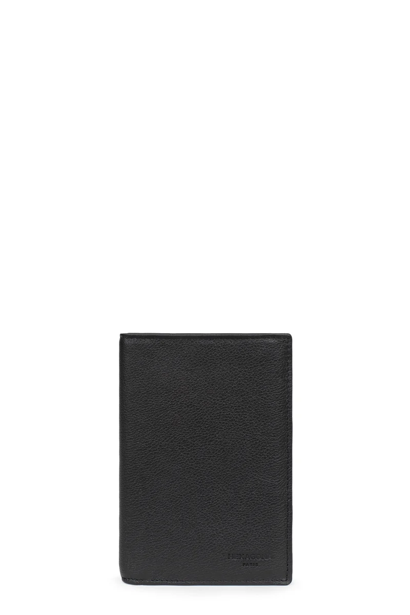 Portefeuille européen - 2 volets - Cuir